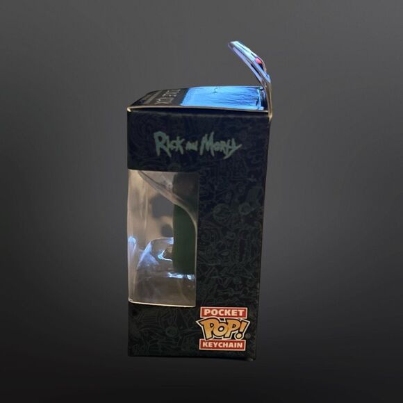 NIP Funko Pop! Keychain Rick & Morty Pickle Rick B15 - Picture 2 of 4